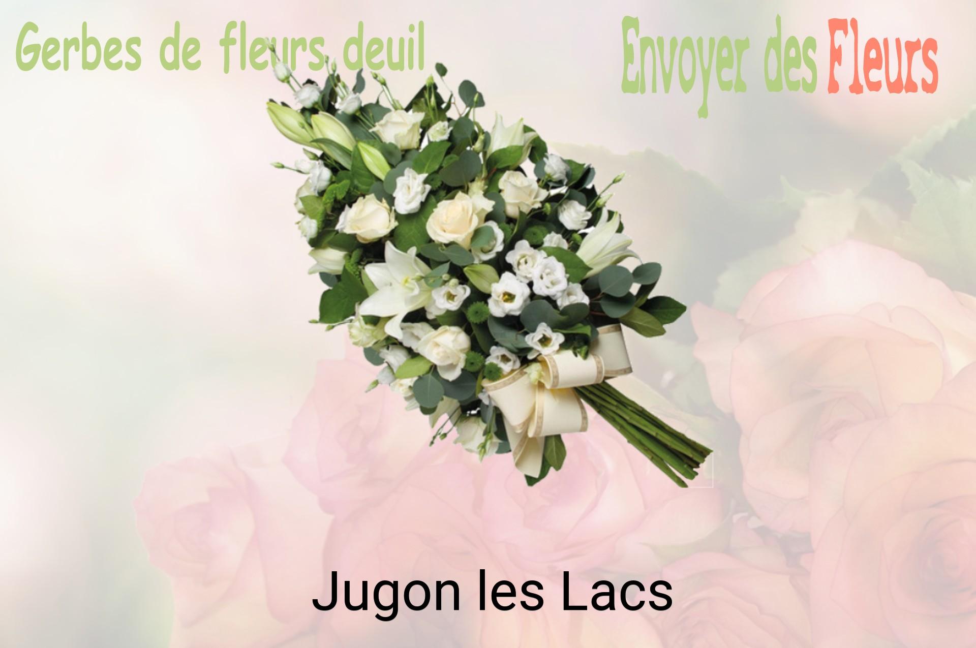 Gerbe de fleurs de deuil livrée à Jugon-les-Lacs